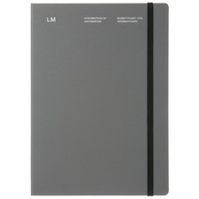 Laconic Planner, 2025, March Start, A5, Monthly, Hardcover, Gray, LMLM09-240GY