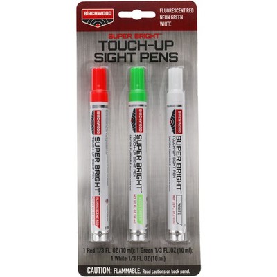 Birchwood Casey Super Bright Touch-Up Pen Kit - Green/White/Red - .33 oz.
