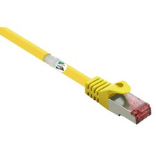 Image of Renkforce RF-5052918 RJ45 CAT 6 S/FTP Yellow Network Cable 2m Flame-retardant
