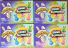 4 Boxes of Warheads Sour Sweet & Fruity Chewy Bunnies 3.0z each