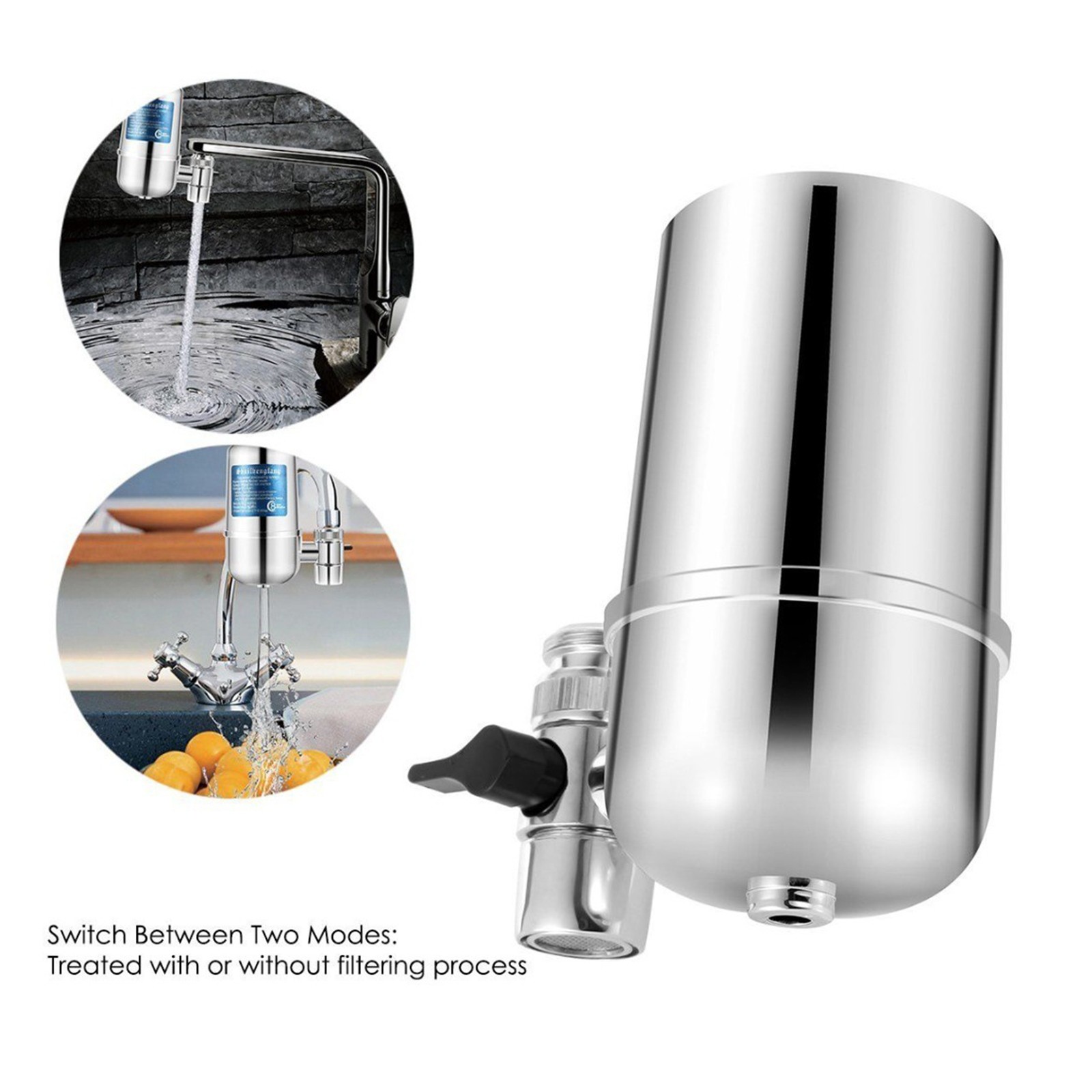 Faucet Water Filter With 8-layer Cartridge Tap Water Purifier Filtration System