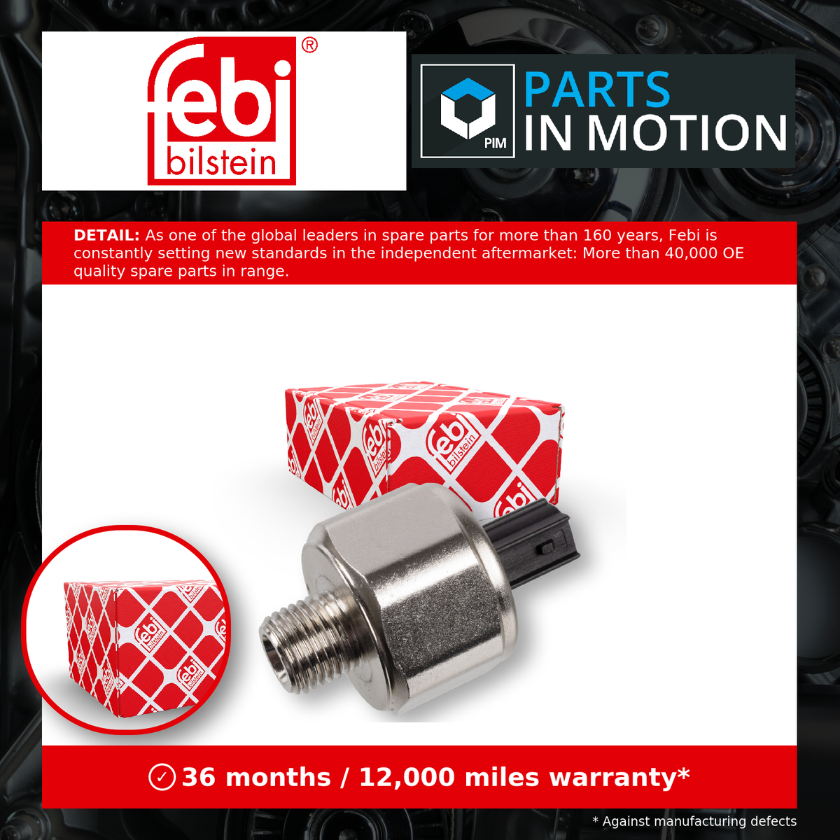 Knock Sensor fits HONDA CR-V Mk2 RD5 2.0 01 to 07 K20A4