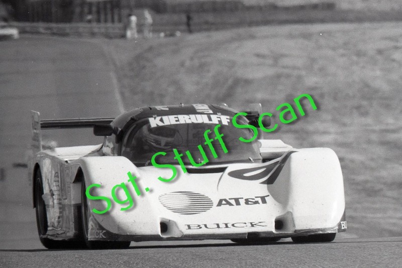 1985 IMSA GT racing photo negative Don Bell / Jack Newsum Buick Riverside