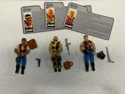 1987 Sgt Slaughters Renegades G.I. GI Joe Lot ARAH 3.75 Figure Set 100% Complete