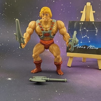 100% Complete Vintage HE-MAN 1981 MOTU Masters of the Universe Mattel Original