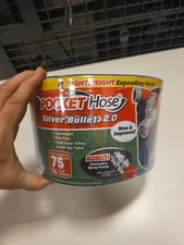Open Box - Pocket Hose Silver Bullet 2.0 Expandable Garden Hose 75-FT