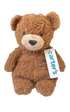 Carter  s Baby Brown Bear Lovey Plush Unisex Security Blanket Stuffed Animal NWT