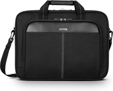 Classic Slim Laptop Bag - Ergonomic Briefcase and Messenger Bag - Spacious Foam
