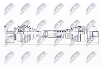 Antriebswelle NTY NPW-VV-061 FüR Volvo XC60 1 SUV 156 AWD