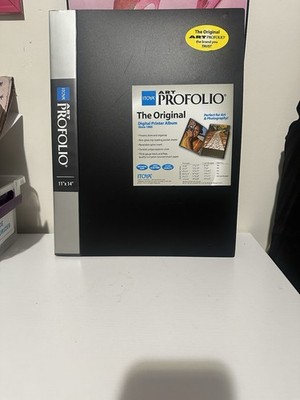 Itoya Art Profolio Original Digital Printer Album 11x14 Black Polypropylene