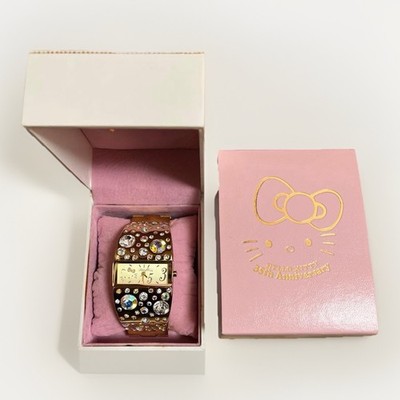 Selten! Hello Kitty 35th Anniversary Officially Certified Watch Blue 2009 Lim...