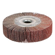 Unmounted Flap Wheel for Bench Grinder, 4" x 1" x 5/8" (40 Grit)