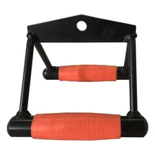 SQUATZ Double D Row Handle Cable Attachment-Non-Slip Handles for Weight Workout