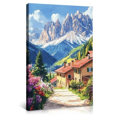 Mountain Landscape Canvas Wall Art Print Poster Artwork Decor Home Decoration