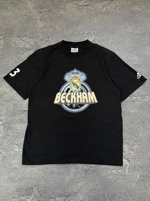 Vintage Adidas Real Madrid Beckham Football Train Shirt Soccer Jersey Size M