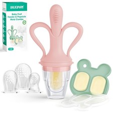 Baby Fruit Feeder  Breastmilk Popsicle Mold Set, Silicone Food Feeder Pacifi...