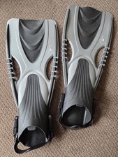 Kapitol Reef Diving Fins. L / XL Black Gray Mens 10 - 13 Womens 11- 14