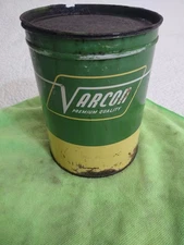 Vintage VARCON LUBRICANTS PREMIUM QUALITY 5LB Grease Can. 