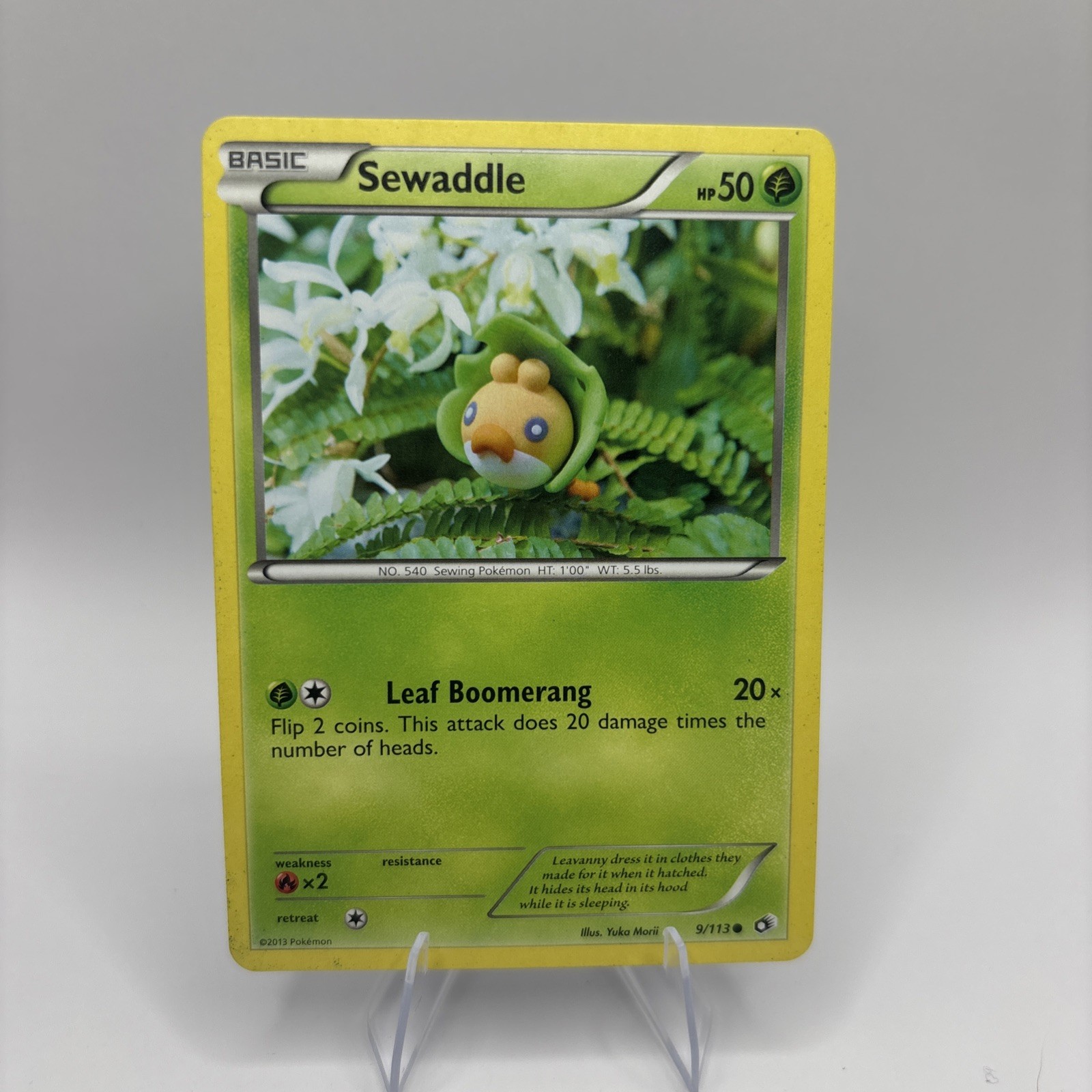 Legendary Treasures - MP - Sewaddle 9/113 Pokemon English (US Seller)