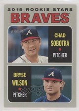 2019 Topps Heritage Rookie Stars Chad Sobotka Bryse Wilson #172 8k4