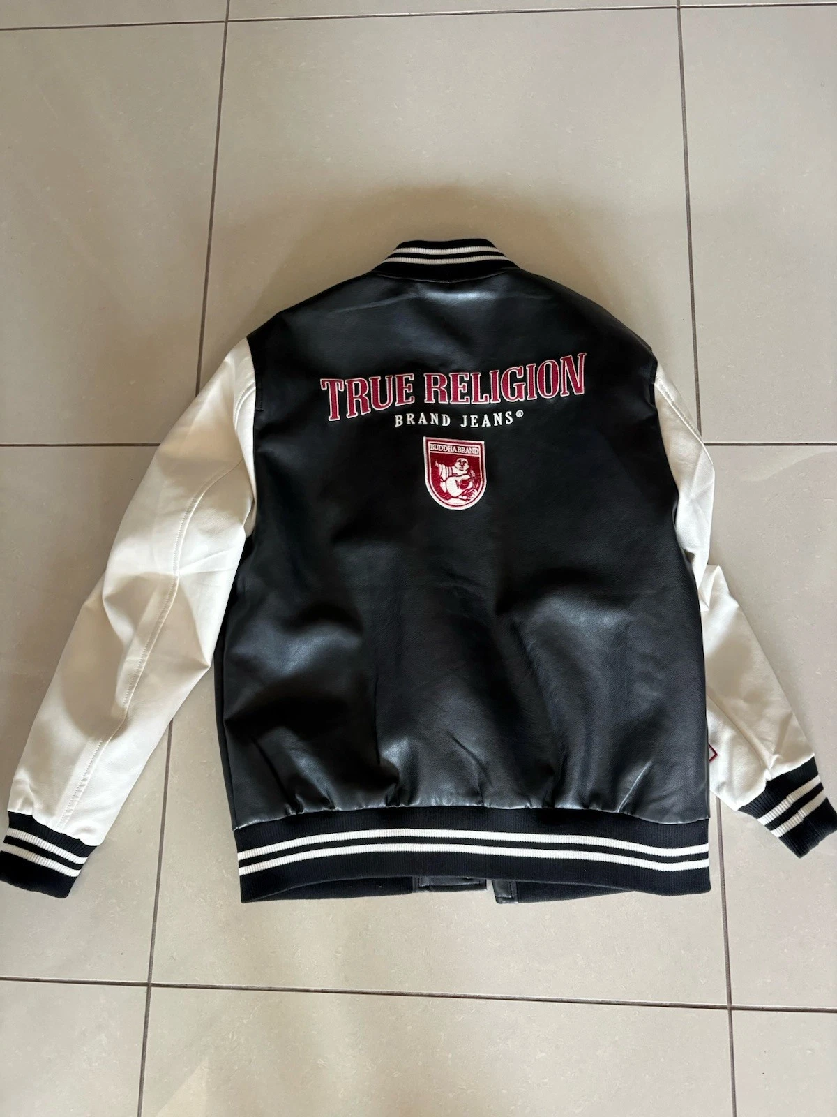 True Religion Varaity Jacket Black and Red, Size M image 2