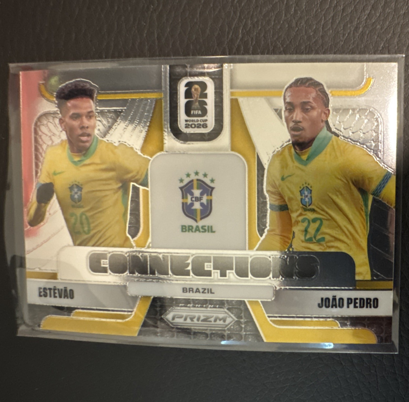 Panini 2026 Prizm Connections No. 15 Estêvão João Pedro Brazil