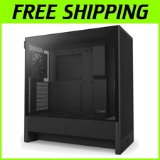 Compact Mid-Tower Gaming Case - High Airflow, Tempered Glass