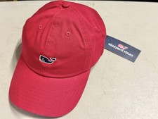 Vineyard Vines Classic Lighthouse Red Strapback Dad Hat NWT