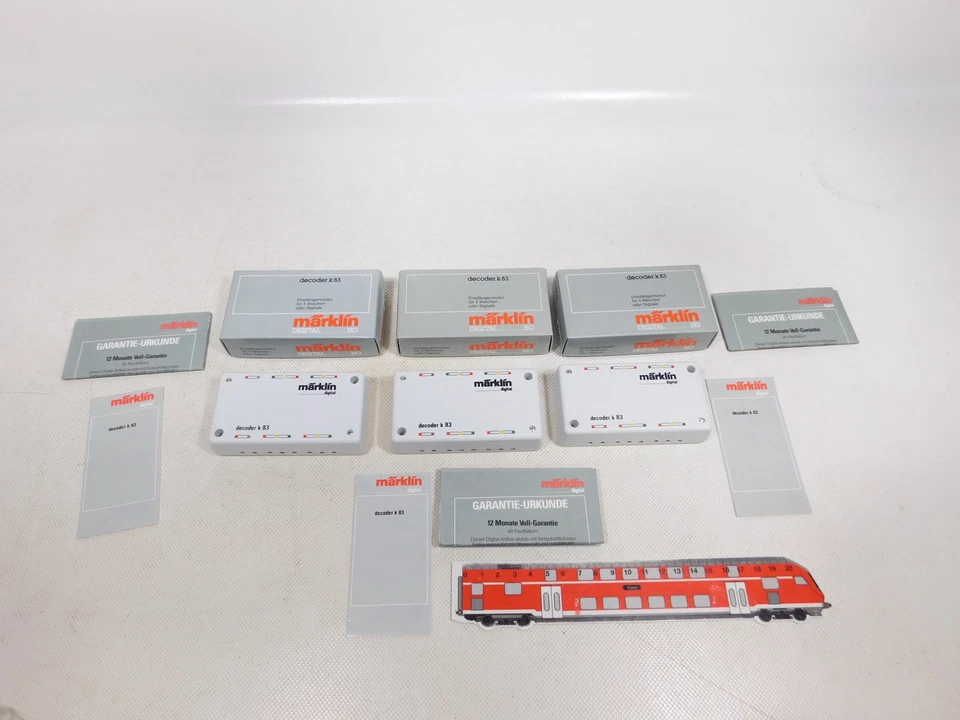 Märklin digital H0 3x 6083 Decoder k 83 für Signale etc sg/NEUW+OVP #EG516-0,5