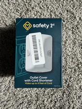 Safety 1st Outlet Cover with Cord 1 Count Pack of 1 , White / Cream