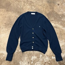 Vintage 70  s Christian Dior Monsieur Cardigan Dark Blue Men  s MEDIUM