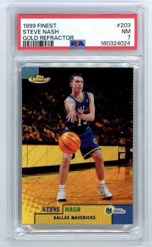 Steve Nash [Gold Refractor] #203 1999 Finest card