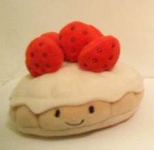 Jellycat London Strawberry Pasty Tart 3 Inch Mini Stuffed Toy (No Hang Tags)