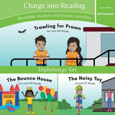 Charge into Reading Decodable Books (Stage 8): 3 Diphthong Decodable Readers...