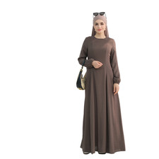 Muslim Islamic Long Sleeve Dubai Plus Size Abaya Kaftan Arab Ramadan Party Dress