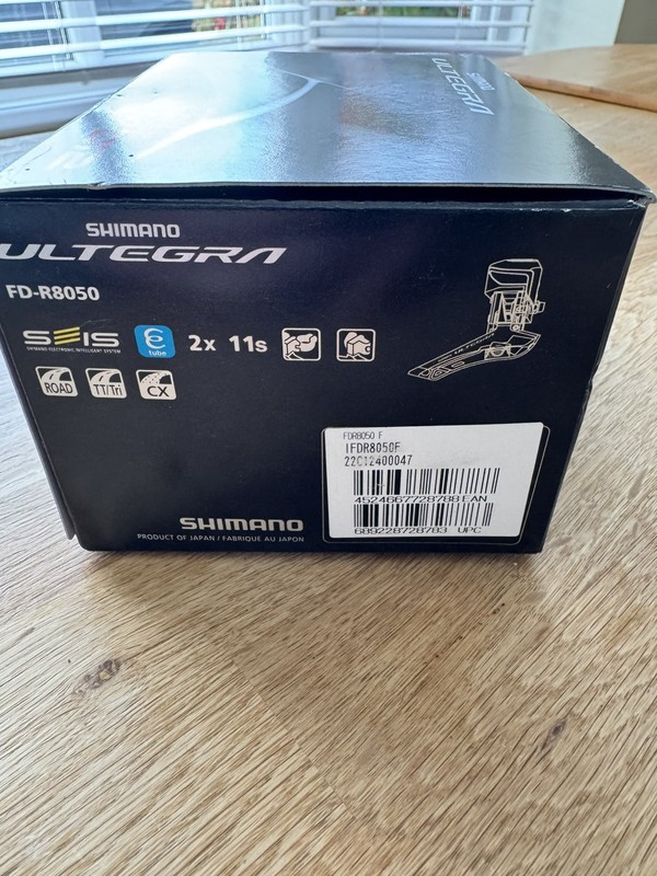 Shimano Ultegra FD-R8050 Di2 Front Derailleur 2x11 Speed NEW