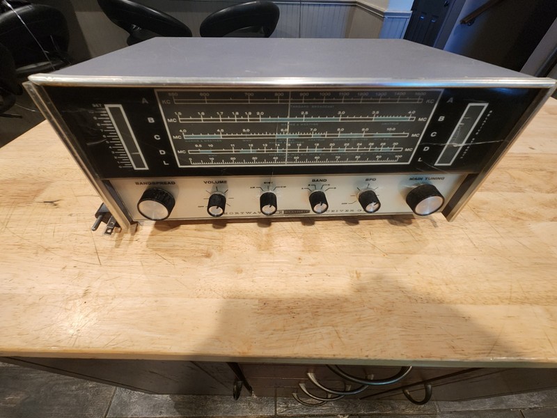 Vintage Heathkit GR-64 Shortwave Vacuum Tube 4 Band AM SW KC MC Radio