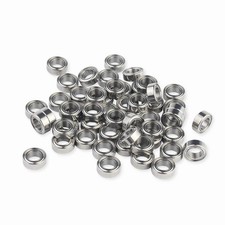 10pcs Stainless Steel Bearings 0.2x0.35x0.12in for Fishing Reel Handles