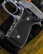 Polymer Pistol Grip for Taurus PT 58HC, 59, 92, 100, 101, 917 Models, Soft-Touch