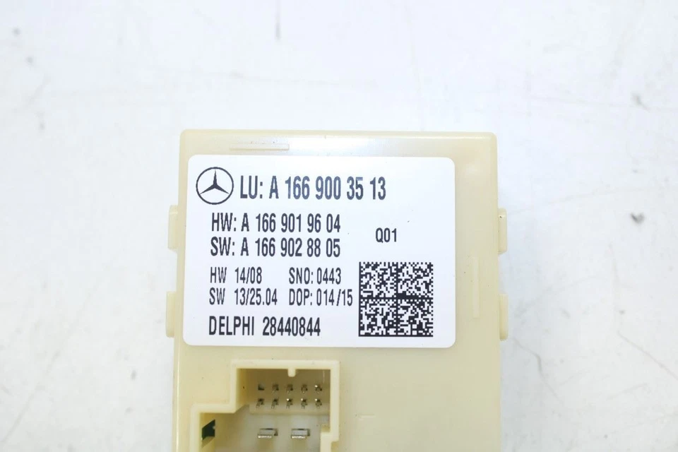  2010-2015 Mercedes-Benz ML350 Rear Trunk Lid Liftgate Module 166-900-35-13 OEM - Image 3 of 4