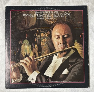 Jean-Pierre Rampal , Handel: Complete Flute Sonatas Double LP Vinyl Record 1973