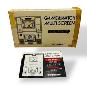 Nintendo Game & Watch Oil Panic OP-51 Boxed with Manual