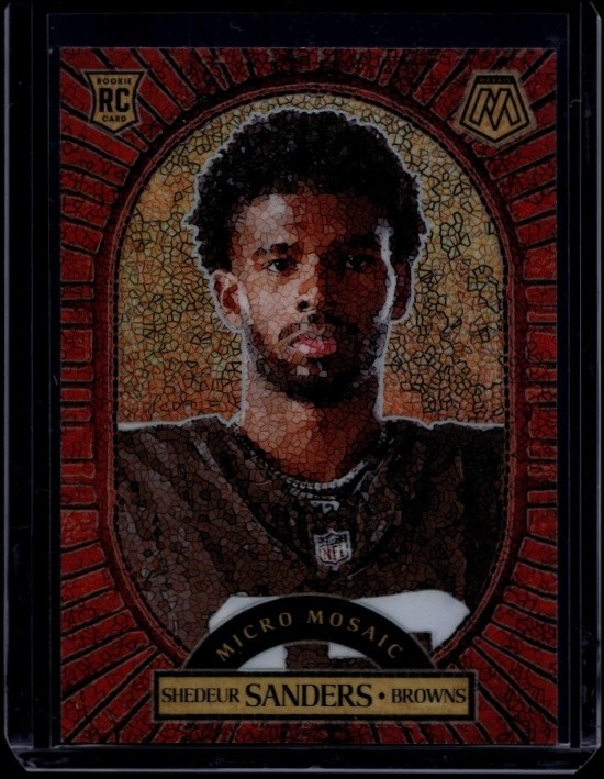 2025 Panini Mosaic Football Shedeur Sanders #20 RC Rookie Micro Mosaic