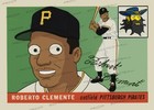 Roberto Clemente Homer's Heroes Simpsons Parody 1955 Rookie Custom Trading Card