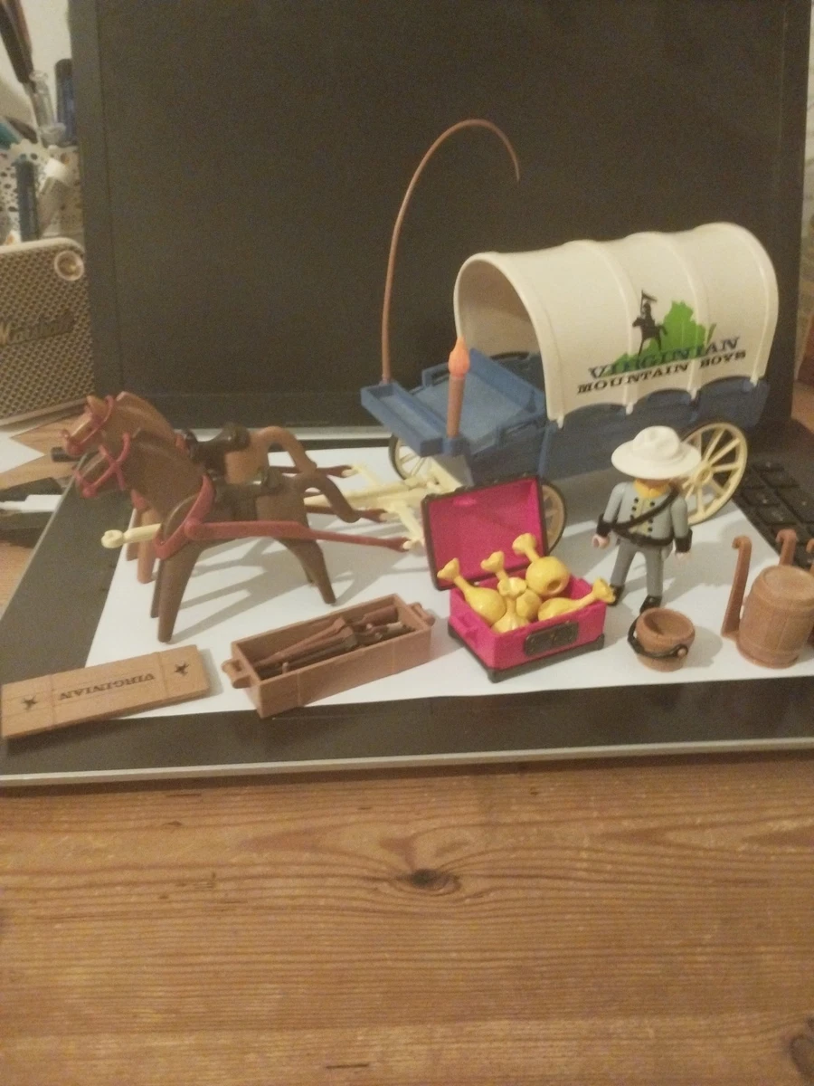 PLAYMOBIL WESTERN ETENDARD CAVALERIE SUDISTE PLAYMOBIL EUR 9,50