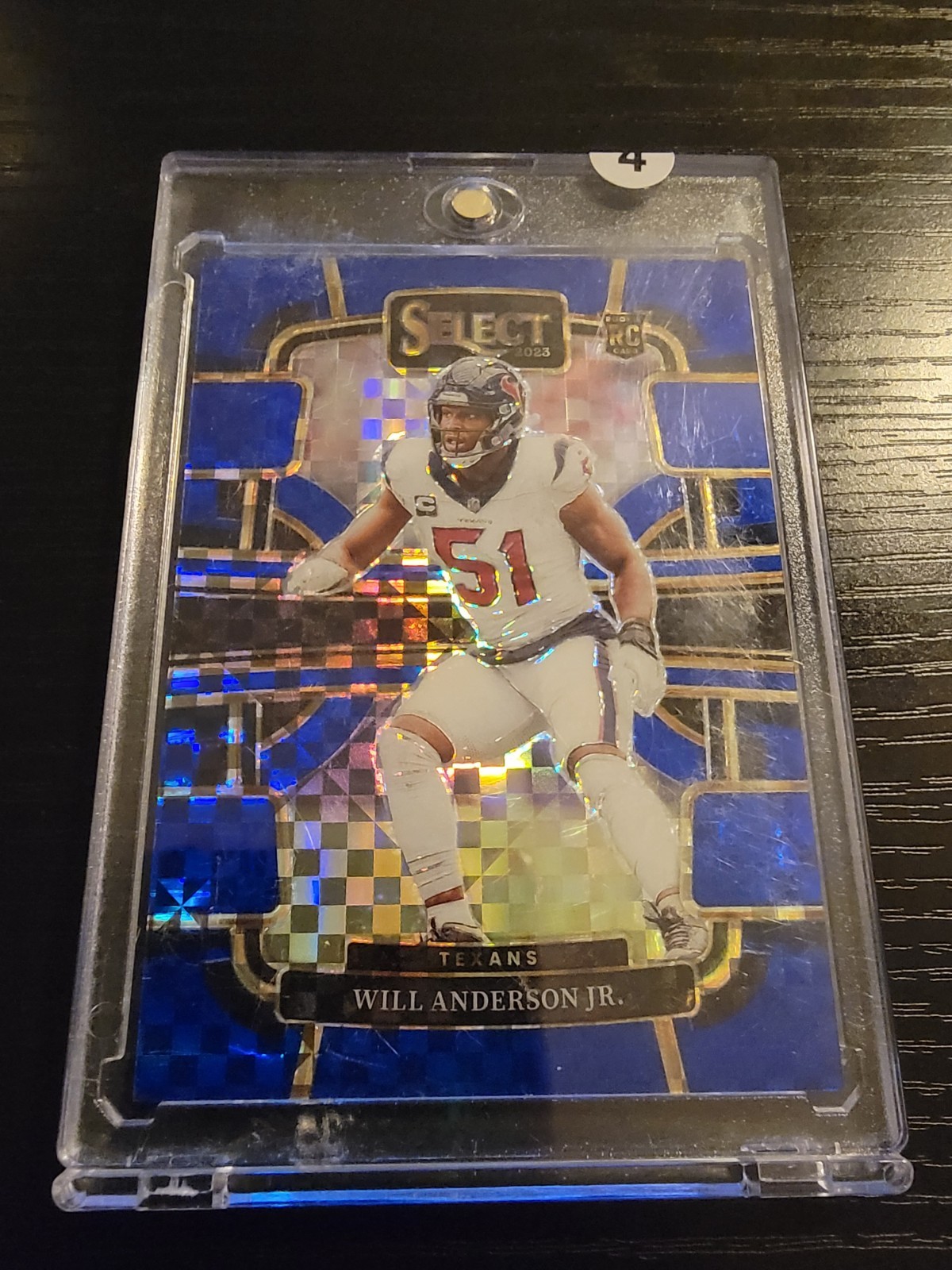 2023 Panini Select - Concourse Will Anderson #40 Blue Prizm /199 (RC)