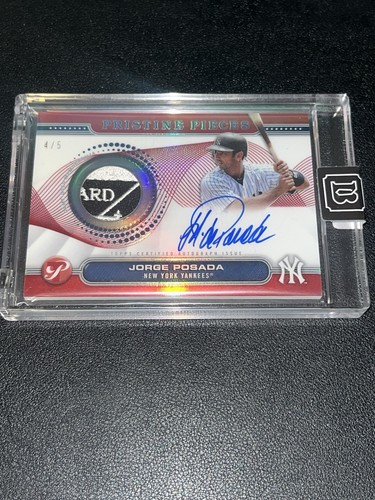 Jorge Posada [Pristine] #PPAR-JP 2024 Topps Pristine Pieces Autograph Relic card