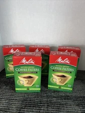 Melitta Coffee Cone Paper Filters #2 Natural Brown 500 Count