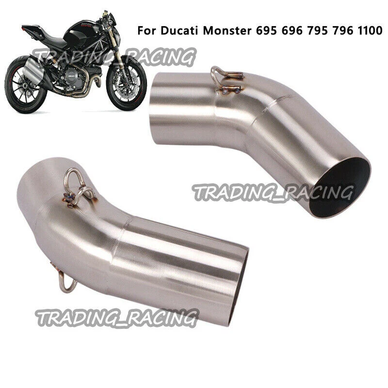 For Ducati Monster 696 695 795 796 1100 Motorcycle Exhaust Mid