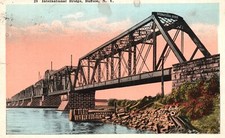 Vintage Postcard 1920 International Bridge Historic Landmark Buffalo New York NY